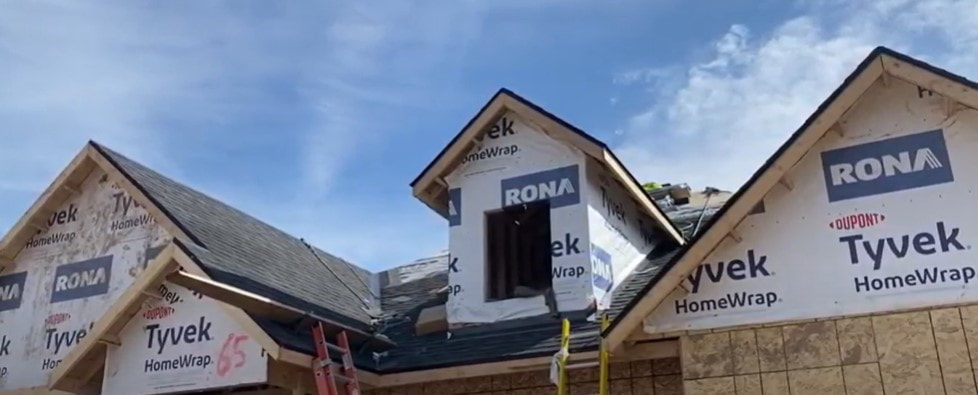 house roof under repair